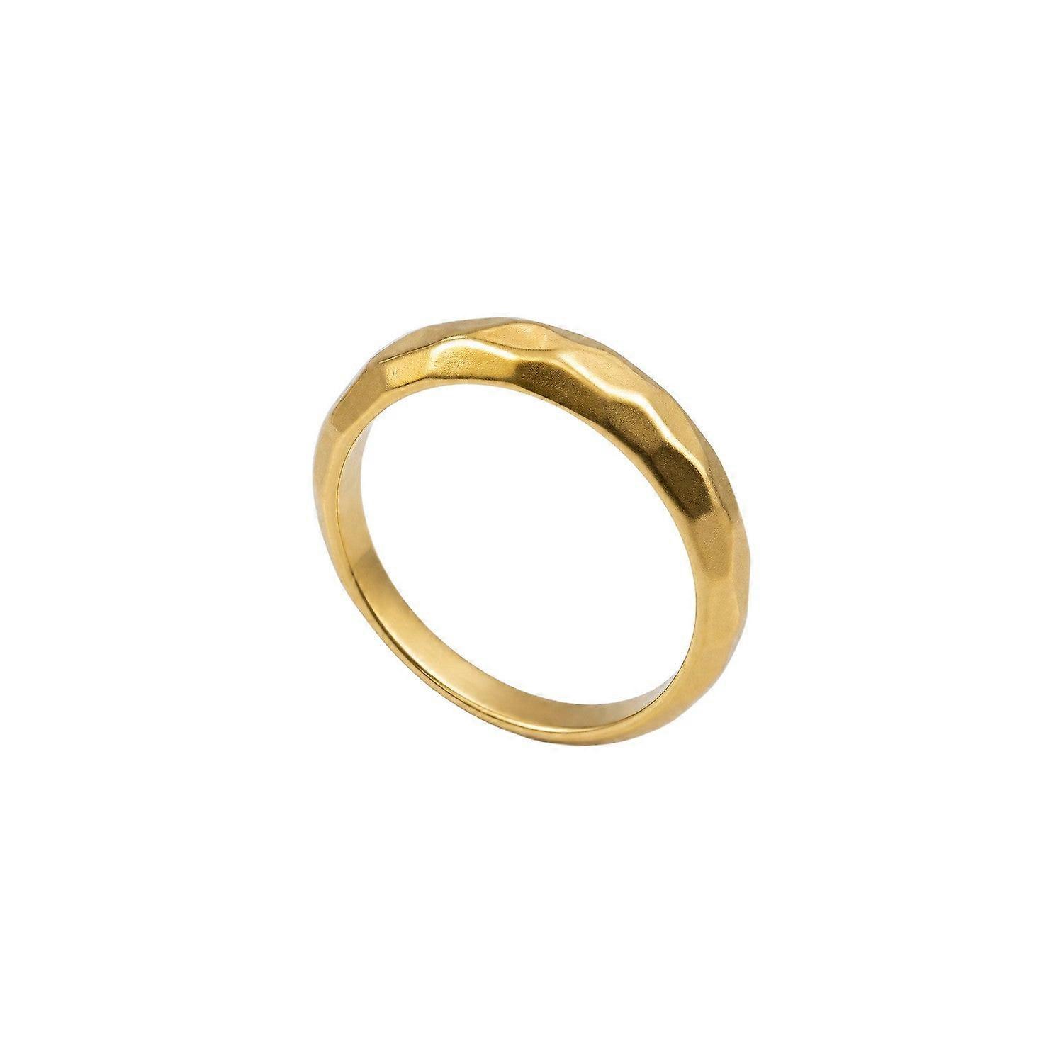 Beginnings Sterling Silver Gold Ring R4014 | Acotis
