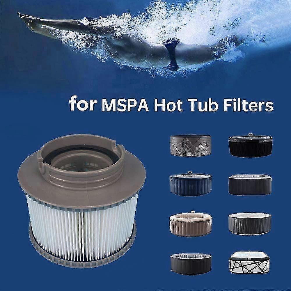 Replacement Pool Filter 4-Pack FD2089 Compatible with MSPA Inflatable Pools