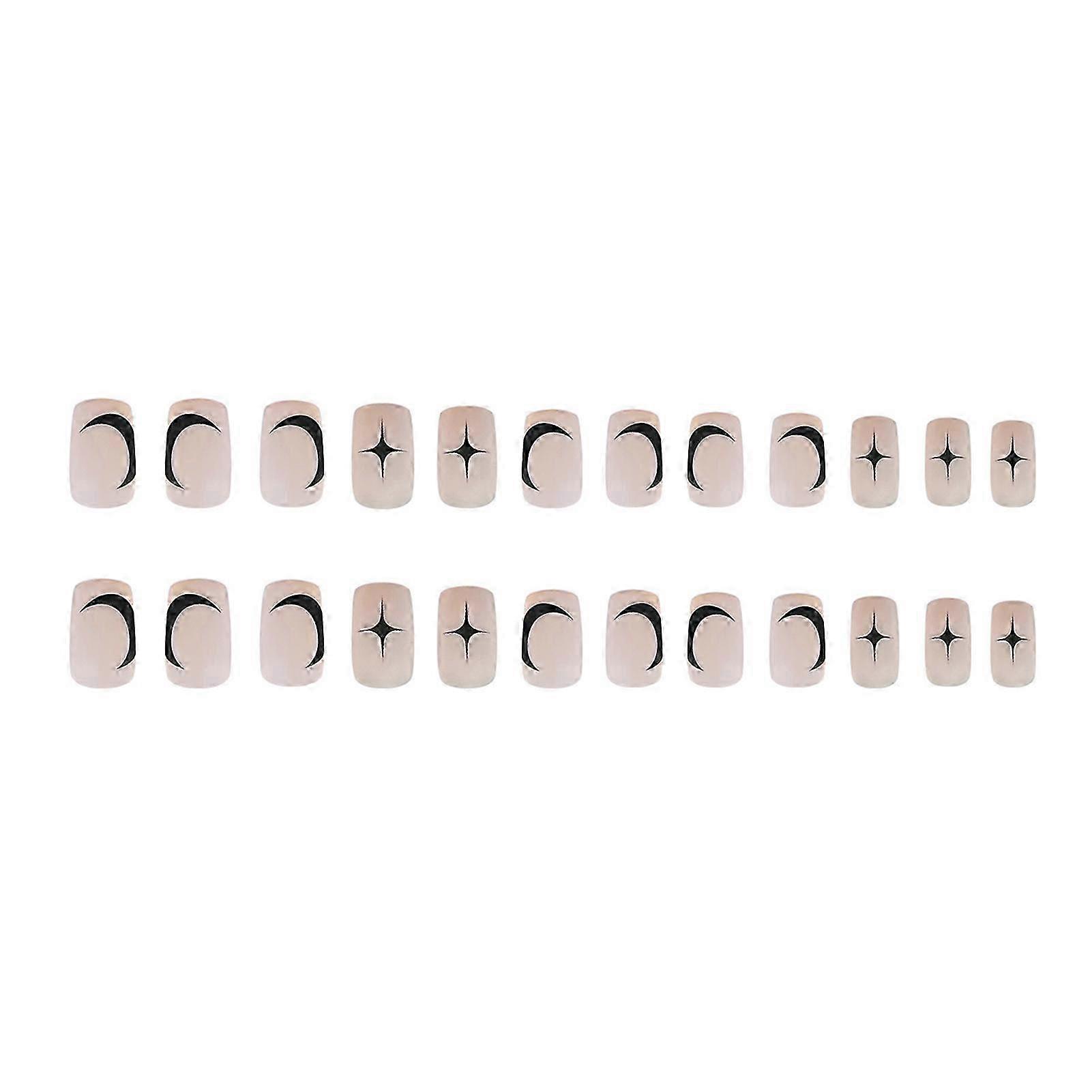 Flexible Resin Press-On Nails 24pcs