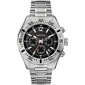 Nautica nst Quarz Analog Man Uhr mit A19628G Edelstahl Armband