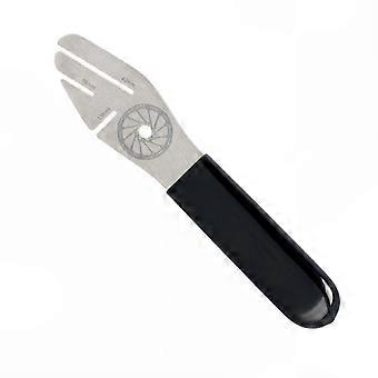 Bike Disc Rotor Alignment Tool Stainless Steel 3-Opening Adjustment Wrench for Disc Brake Rotor Correction