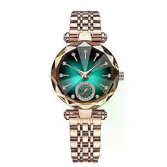 New Luxury Woman Wristwatch Elegant Waterproof Stainless Steel Watch for Ladies Dress Rhinestone Quartz Women s Watches Reloj  ZZC