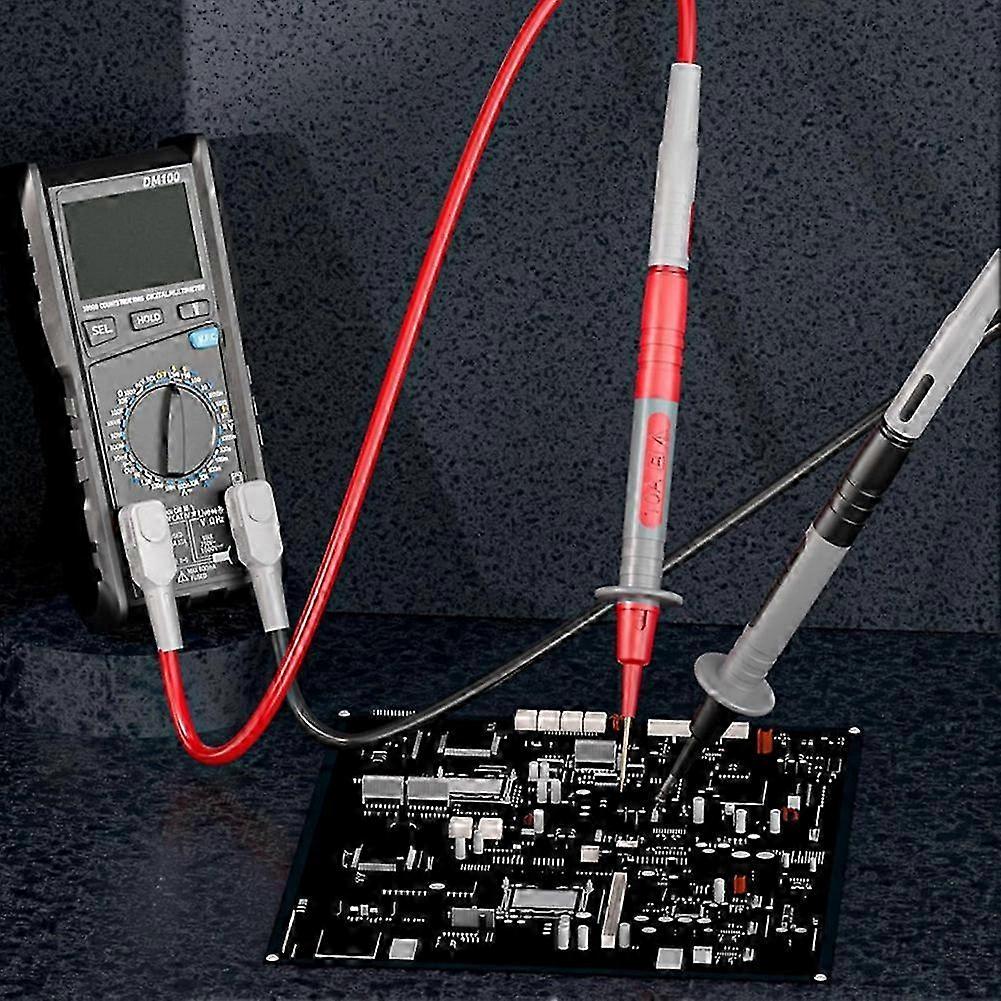 Replaceable Multimeter Test Probe Set Piercing Tips Test Leads Kit compatible with Auto Repair Digital Multimeter Testing