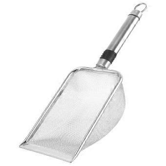 Cat Litter Scooper Stainless Steel Fine Mesh Scooper compatible with Efficient Sifting