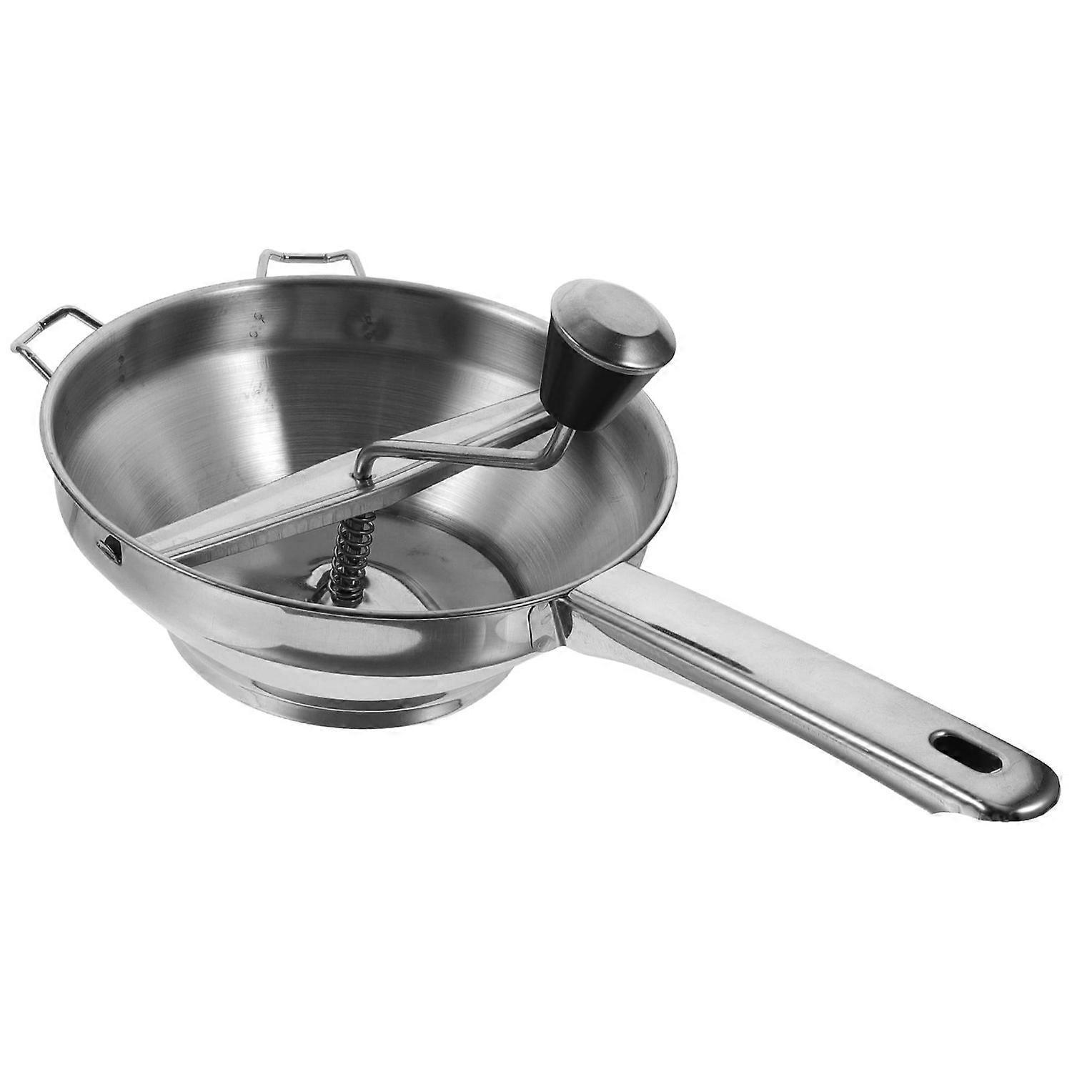Rust-Resistant Hand-Cranked Potato Press