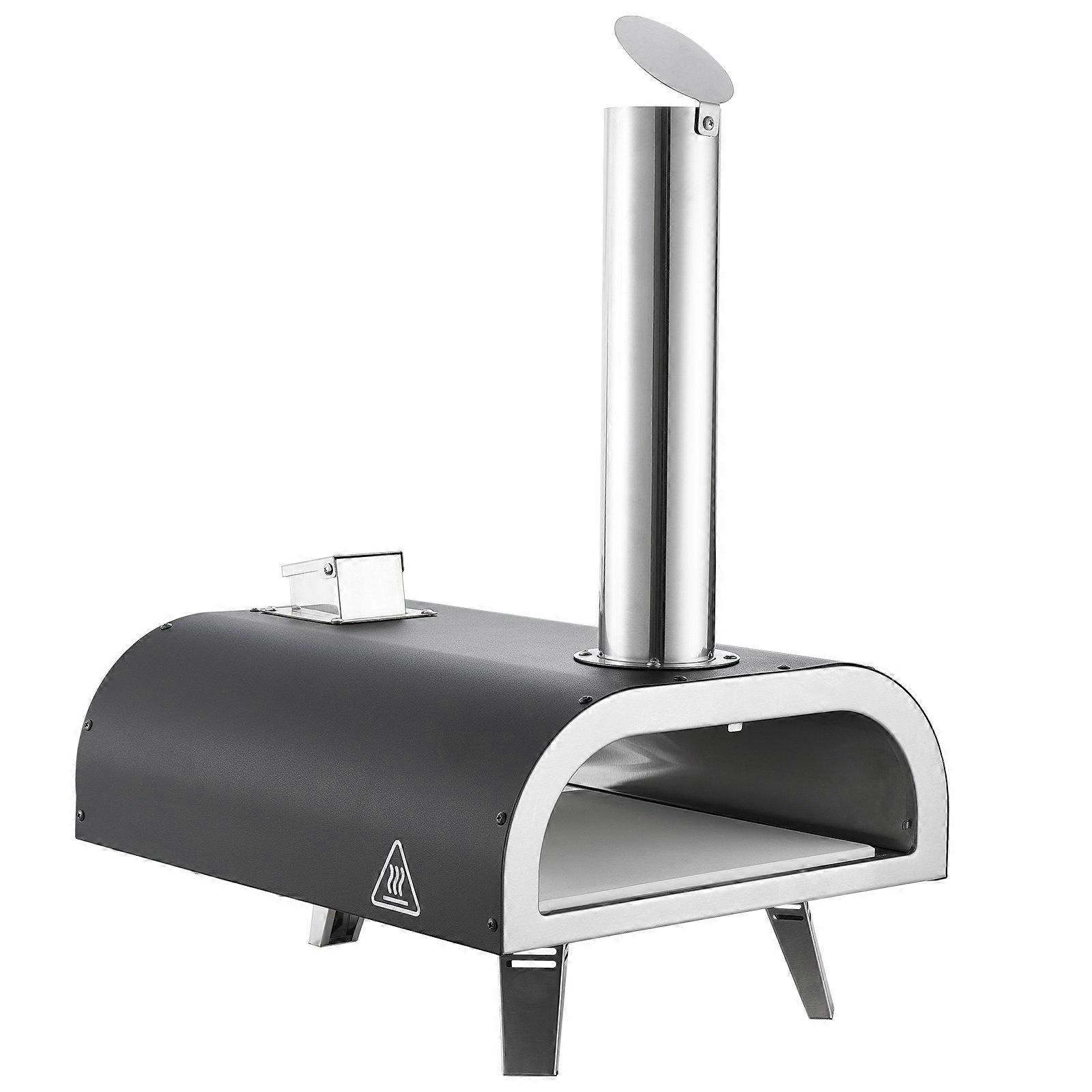 Utomhus pelletspizzaugn, 12 tum, termometer