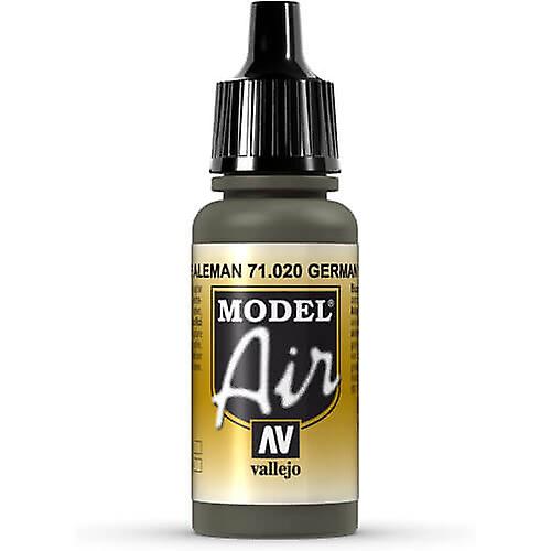 GERMAN GREEN Vallejo 液体丙烯颜料研磨颜料 Model Air I 17mL