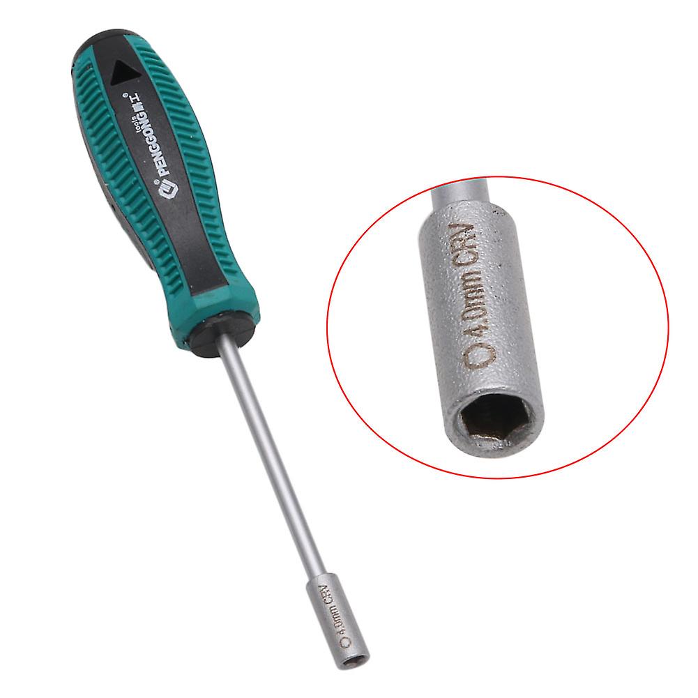 Metal Socket Driver Wrench Screwdriver Hex Nut for Key Nutdriver Hand Tool 4mm