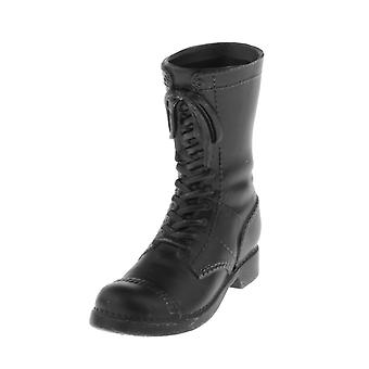 Douane 1/6 Holle Gevechtslaarzen Schoenen voor 12" Mannelijke Figuur Accessoires Delen zwart