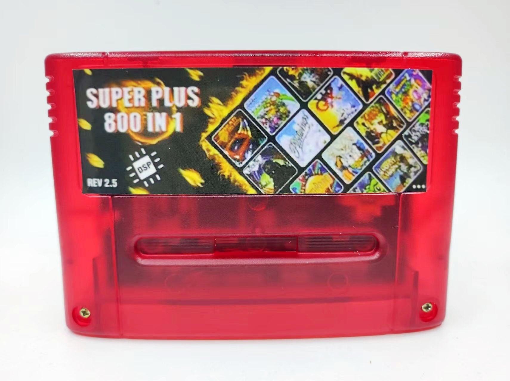 Super DSP versión Plus 800 en 1 rev 3.0 tarjeta de videojuego para Sfc/snes Usa/japa/Eur versión 16 Bit Cartucho de consola