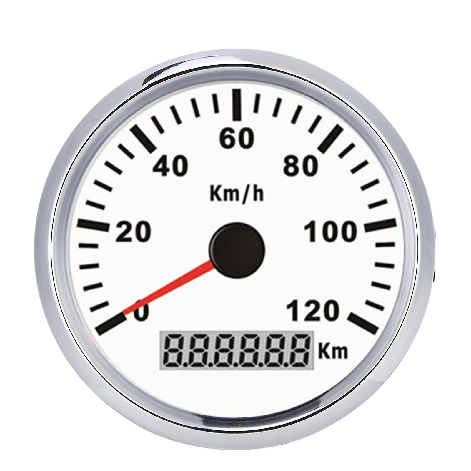 85Mm / 3.3in Universal Gps Speedometer Waterproof Anti Fog Meter 0 ...