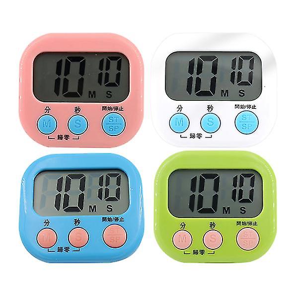 4pcs Kitchen Countdown Cooking Timer Practical Student Study Alarm Timer