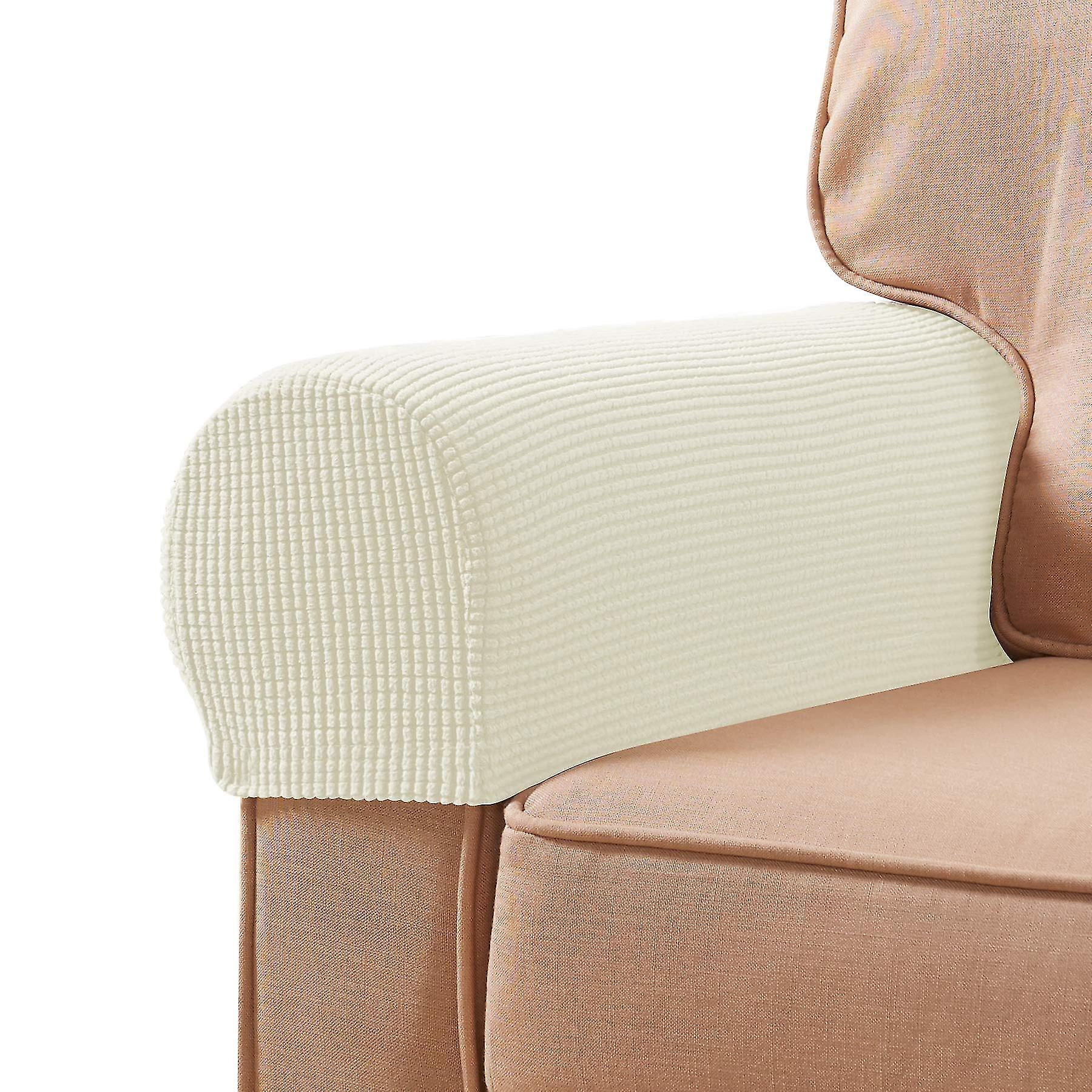 2 st Stretch Armstöd täcker Spandex Armöverdrag för stolar Soffa Soffa Fåtölj Slipcovers för Recliner Soffa