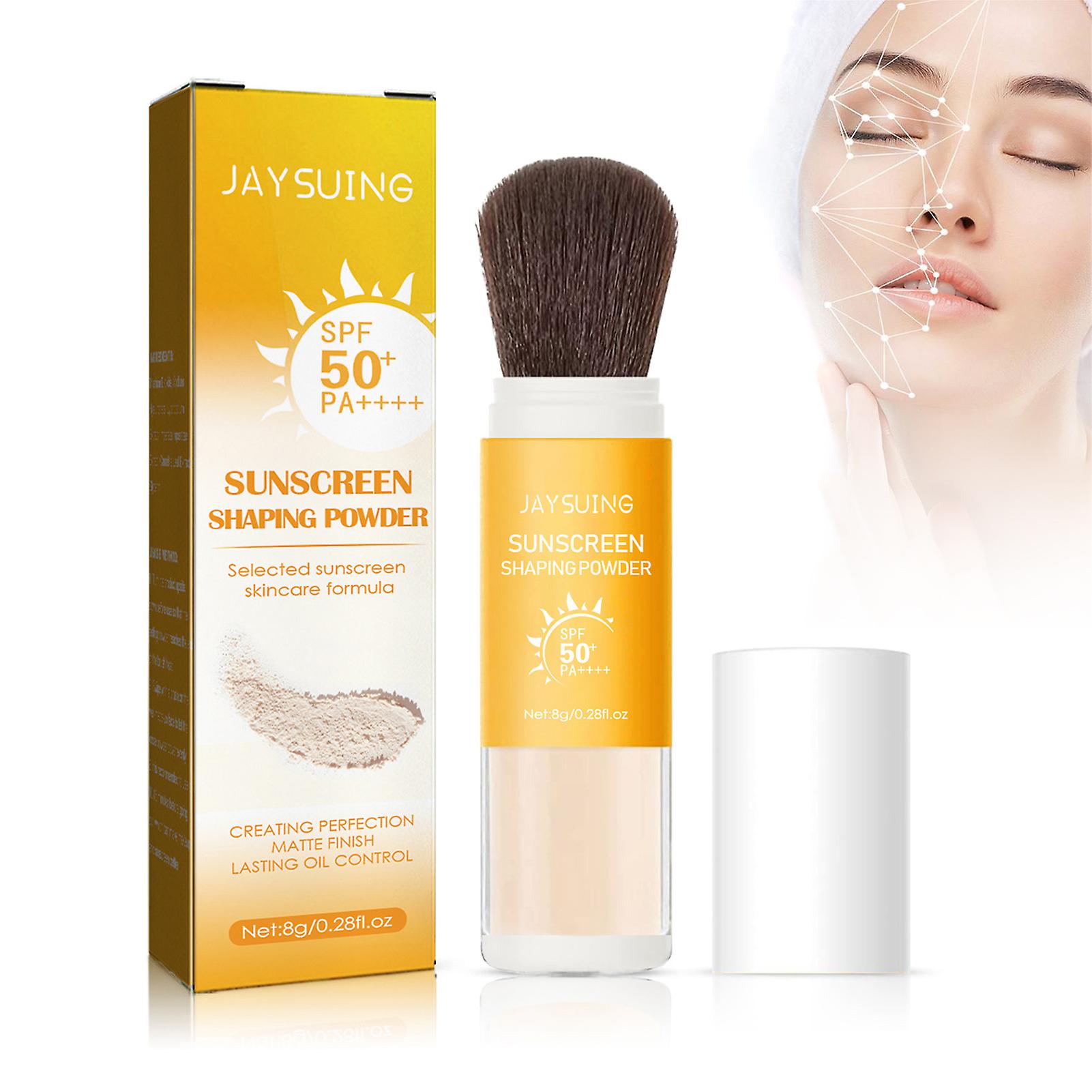 8g Sunscreen Setting Powder Skin-friendly Loose Powder Waterproof And Sweat-proof Loose Powder For Daily & Official Makeup