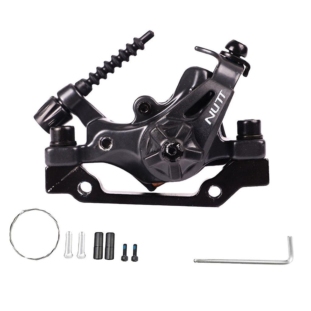 MTB Bicycle Mechanical Brakes Line Pulling Caliper  Front clamp Black