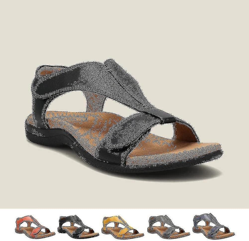 Naisten mukavat sandaalit, Sursell-sandaalit, Flat Beach Casual -sandaalit