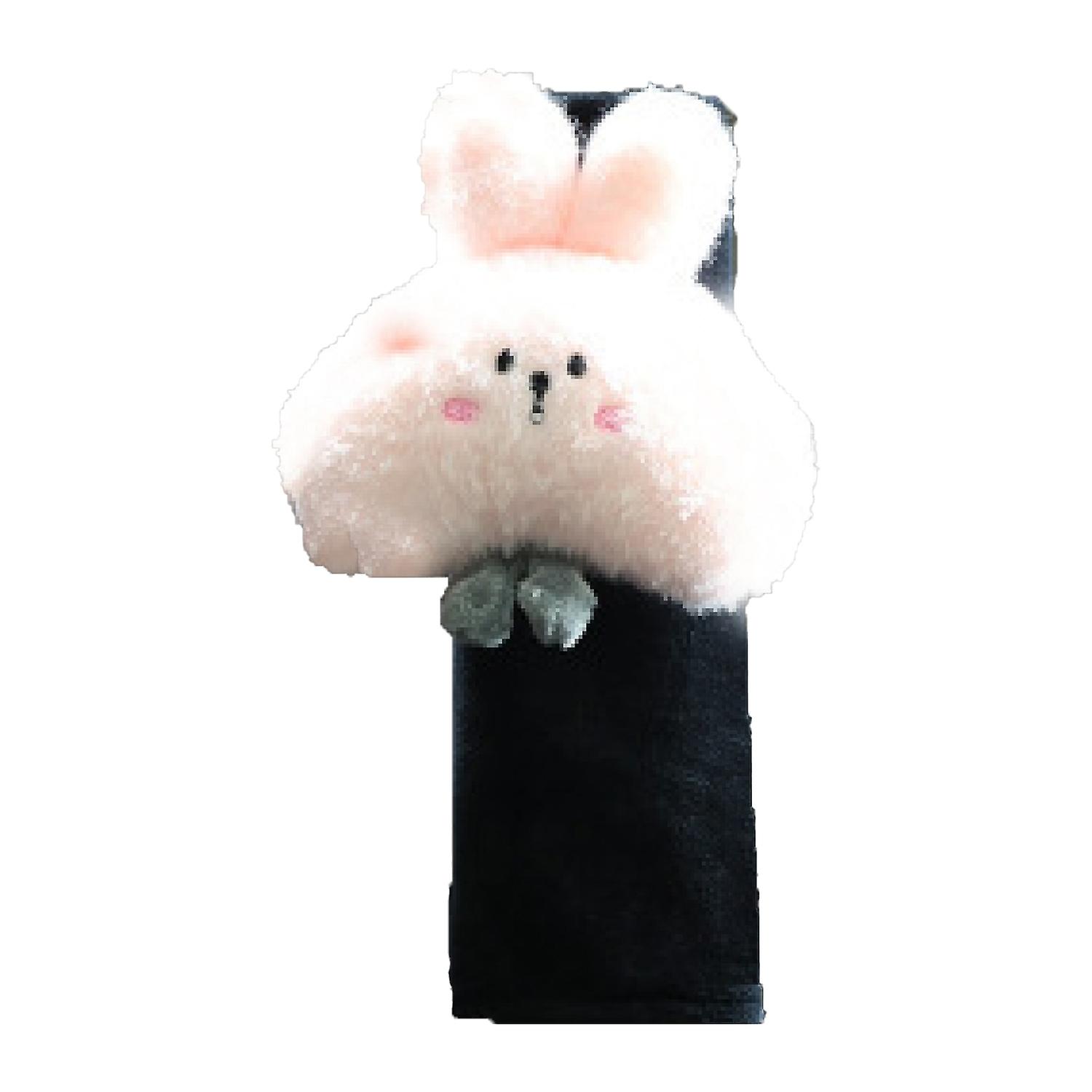 Headrest Pillow Detachable Comcompatibletable Rabbit Shape Car Neck Waist Shoulder Protective Pillow