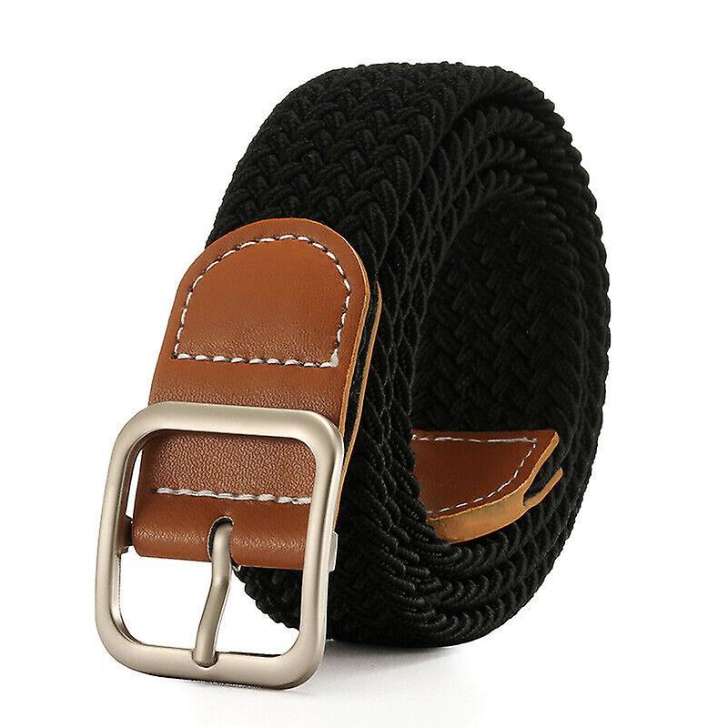 Elastic Fabric Braided Belt, Enduring Stretch Woven Belt for Women men unisex
