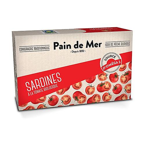 Sardines with organic tomato 120 g