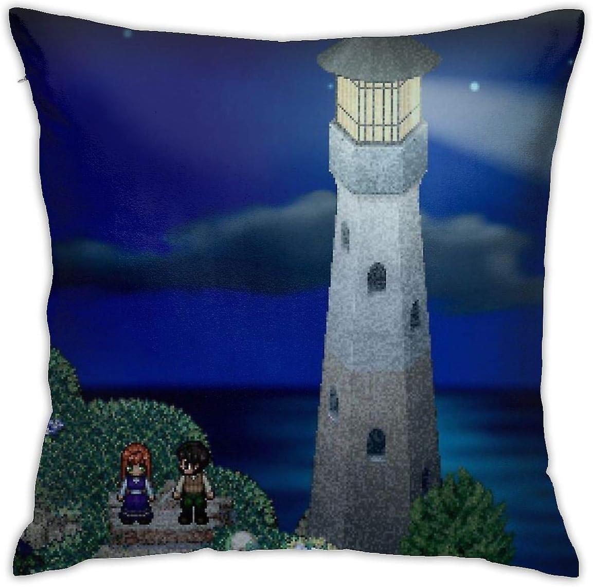 月灯台クッションスロー枕カバーソファ寝室用装飾枕カバー45CM * 45CM AA-2267