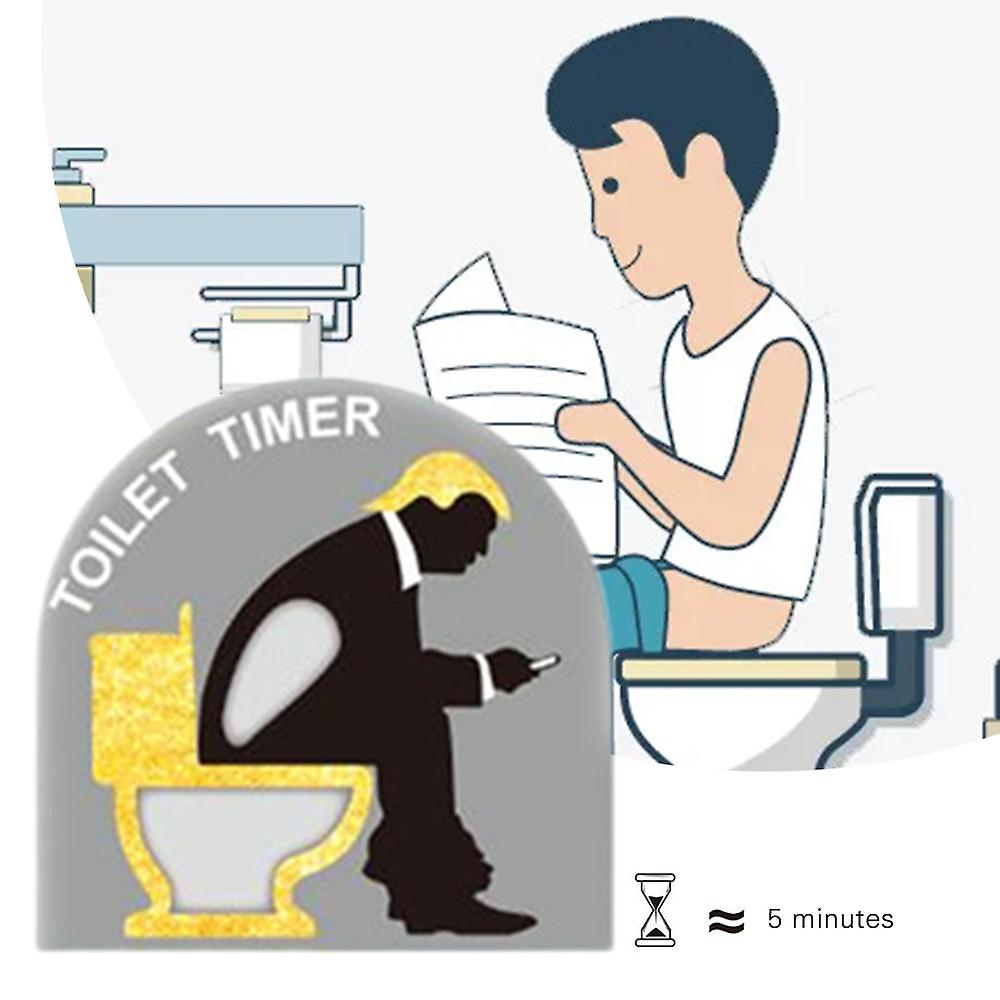 Creative Toilet Hourglass Timer Sand Timer Plastic Sandglass Timer Craft Gift