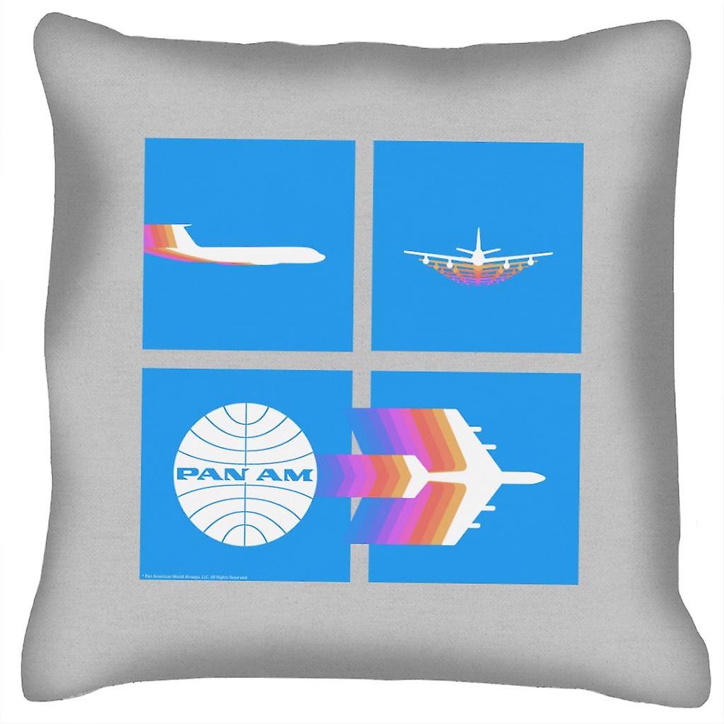 Pan Am Takeoff Silhouette Cushion