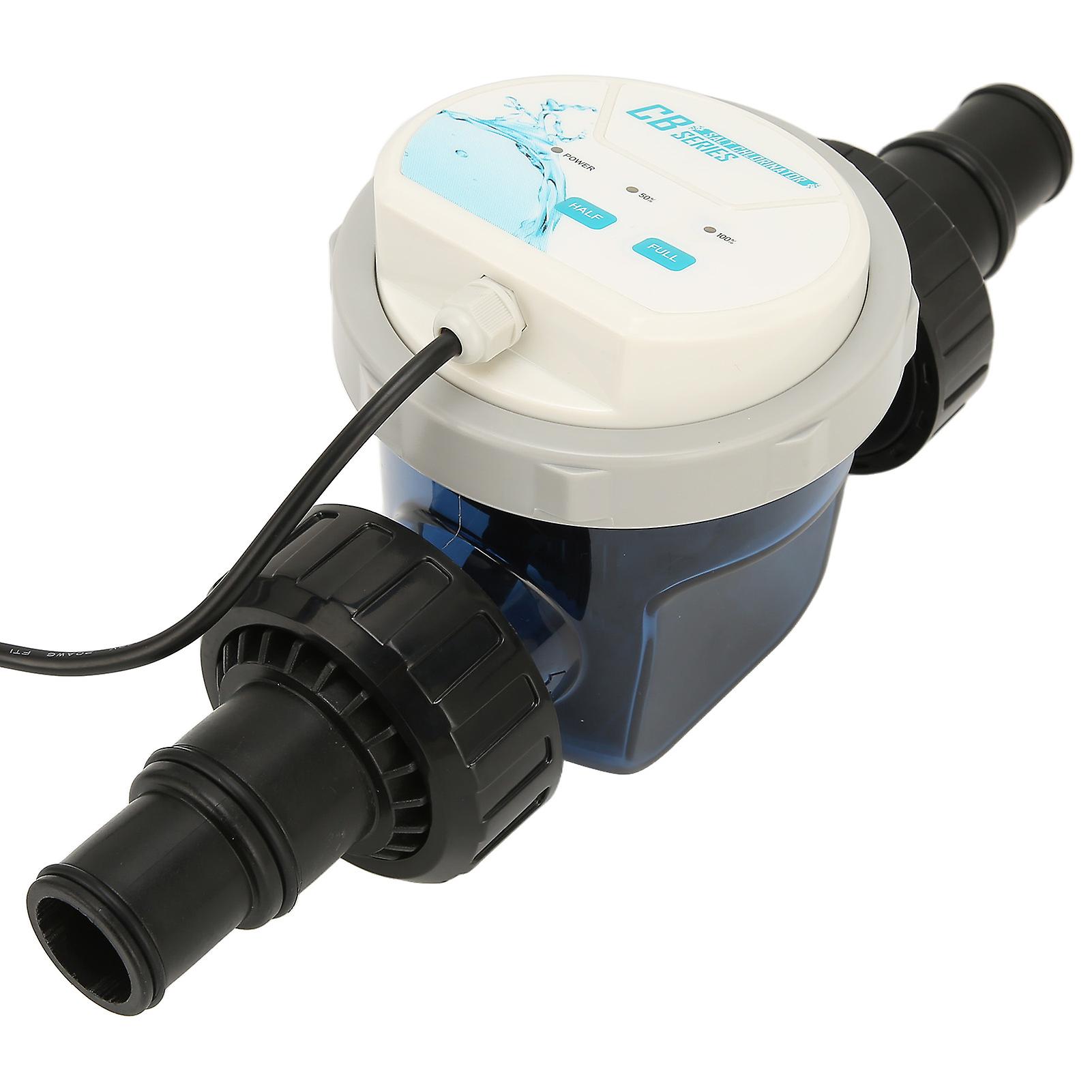Pool Saltwater Salt Chlorine Generators Electrolysis Salt Chlorinator Device for Spas Swimming Pool 100‑240V CB8 8g/h