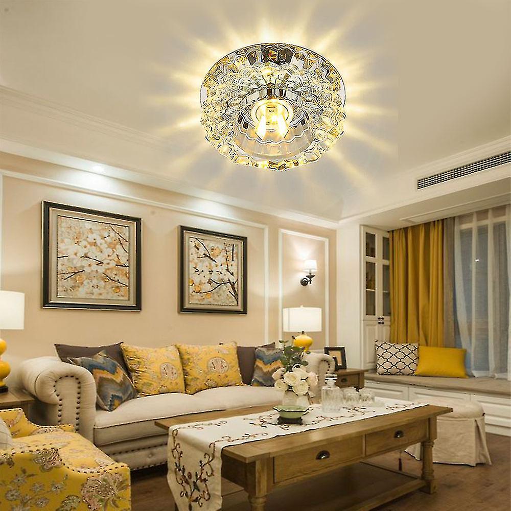 Picture of New Chandelier Crystals Ceiling Lighting Fixtures, Small LED Flush ...