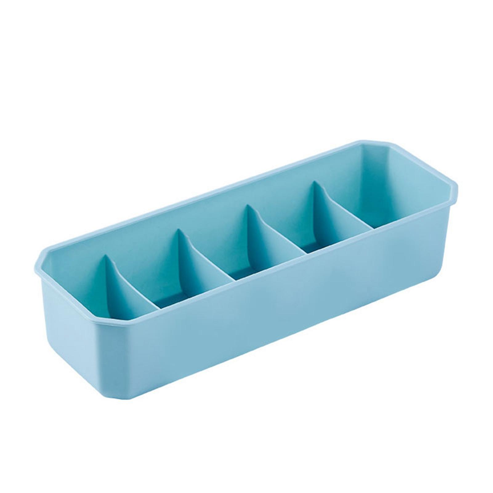 Sock Storage Box Plastic Household Stackable Multi Compartment Underwear Sorting Organizer