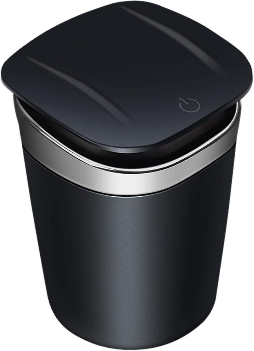 Portable Electric Car Ashtray with Lid with Environmental LED Lighting Multi-Scene Outdoor Motorhome