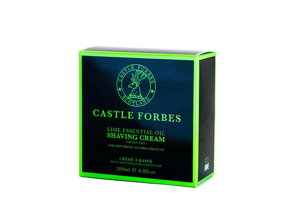 Castle Forbes קרם גילוח ליים שמן אתרי 200ml