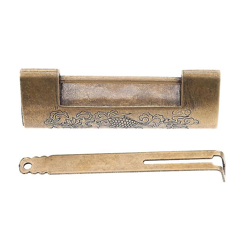 1set Engraved Antique Lock