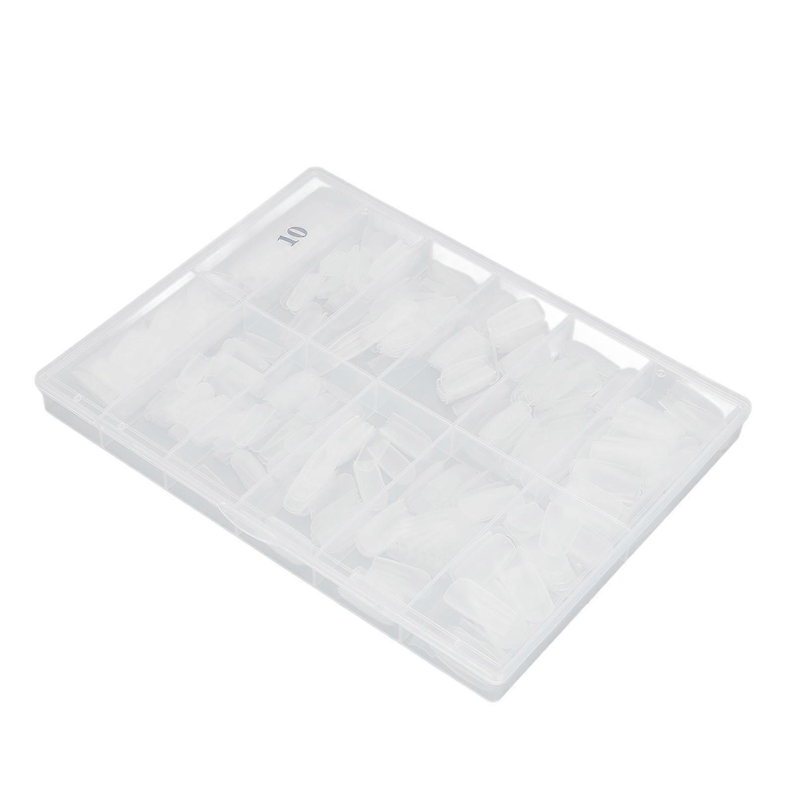 504pcs DIY Breathable Frosted Double-Sided Nail Tips 08