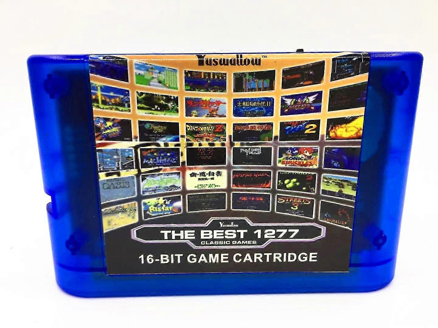 The ultimate 1277 in 1 edmd remix game cartridge for usa/ japanese /european sega genesis megadrive