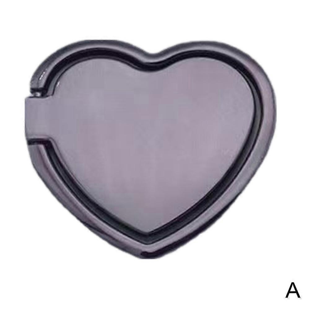 180度ハート電話ホルダー粘着式ハンドセットブラケットフィンガーリングスタンド