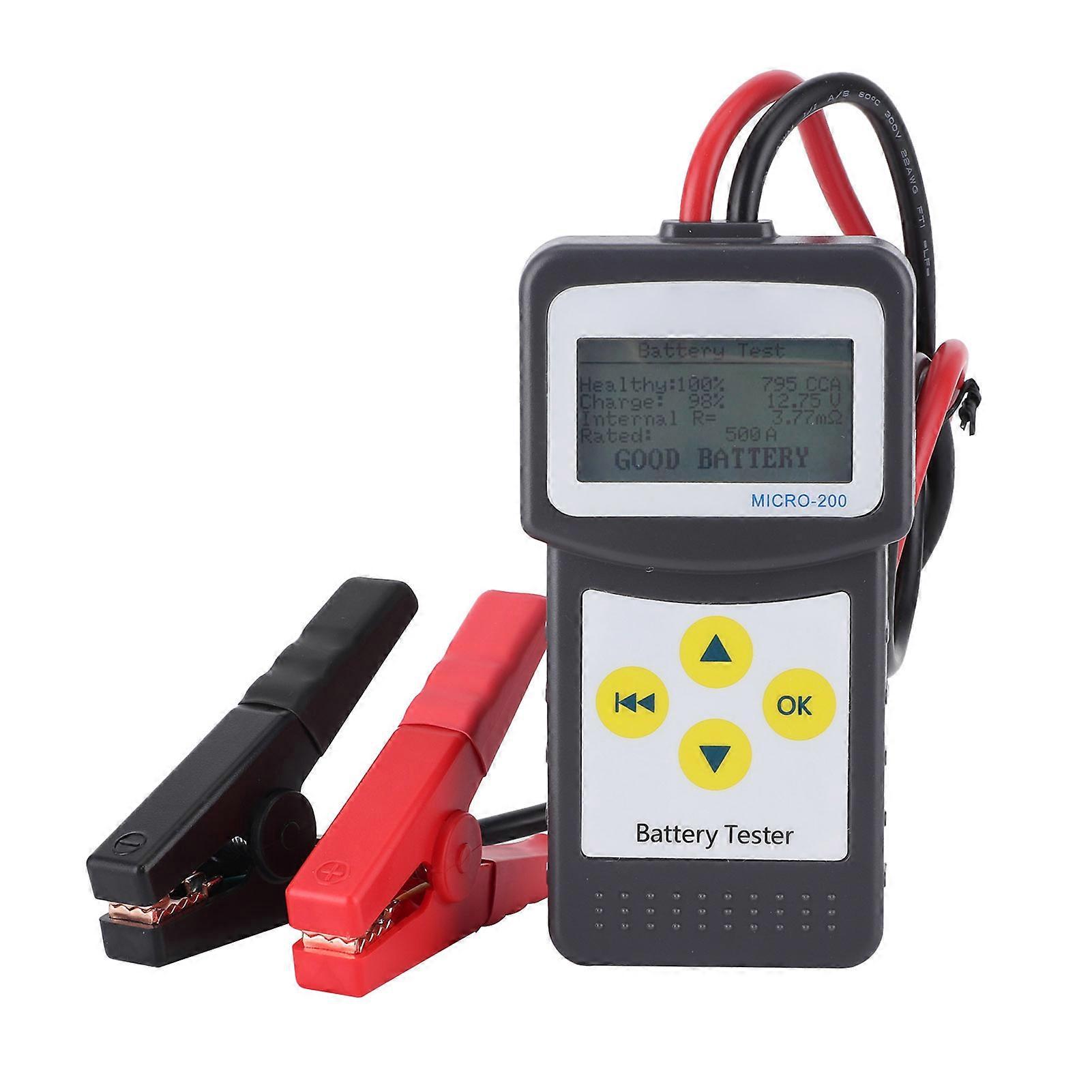 MICRO200 12V Car CCA Battery Tester Capacity Analyzer with USB Interface Auto Diagnostic Tool E2U311