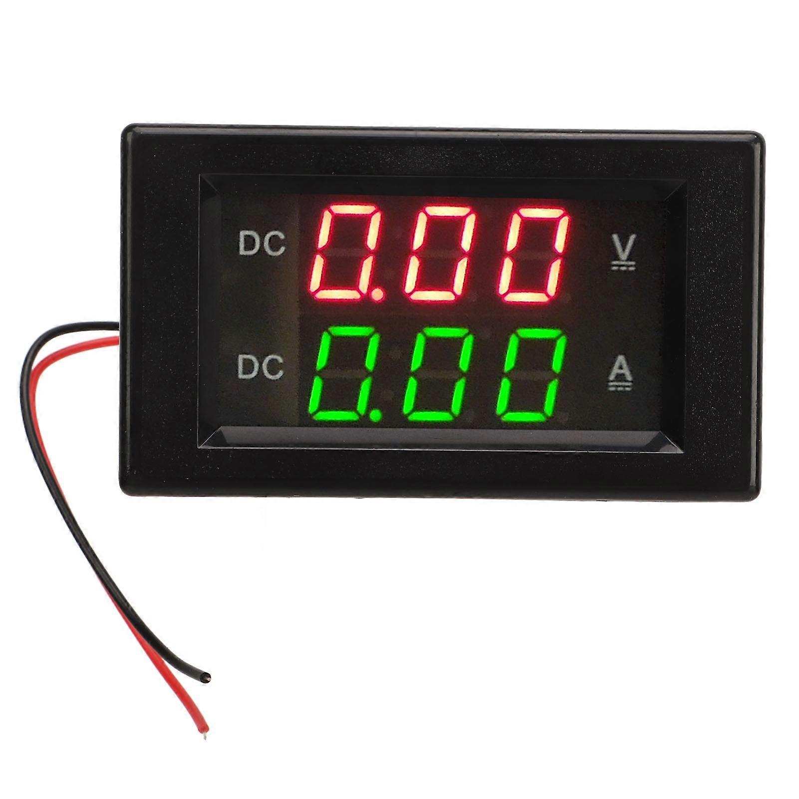 YB4835VA Digital Voltmeter Ammeter DC 600V 100A Decimal Point Automatic Shift Dual Display Current Voltmeter