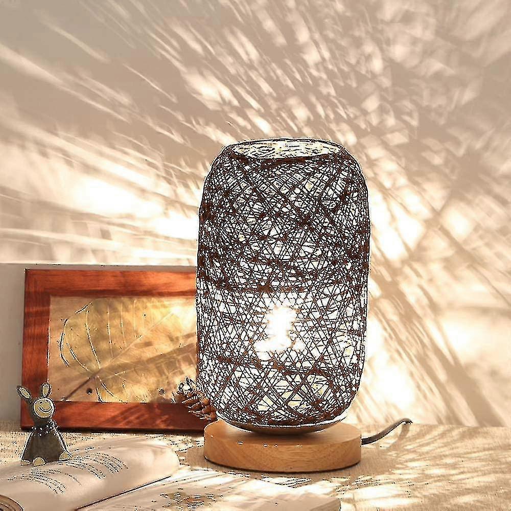 Lampada da comodino in cavo e