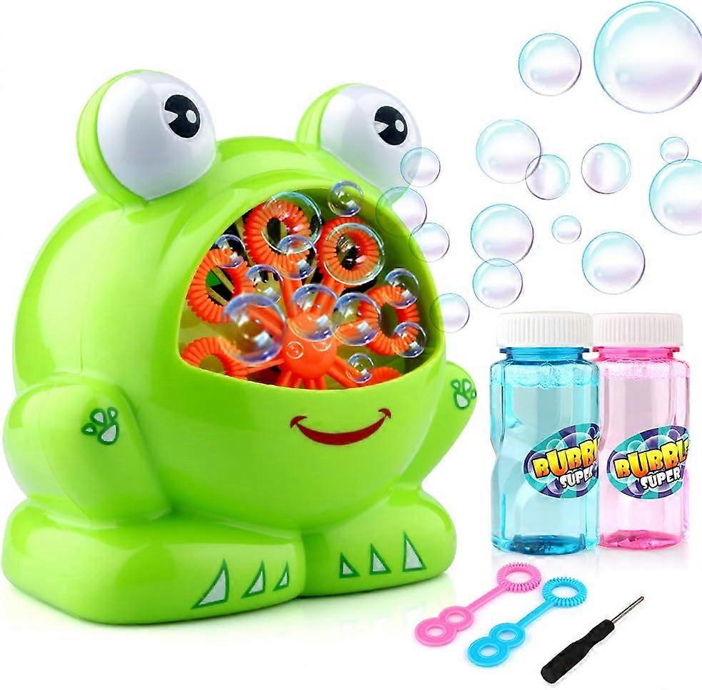 EpochAir Bubble Machine, Bubble Maker with 1 Bottles of Solutions Mini Screwdriver High Output Bubbles Indoor Outdoor