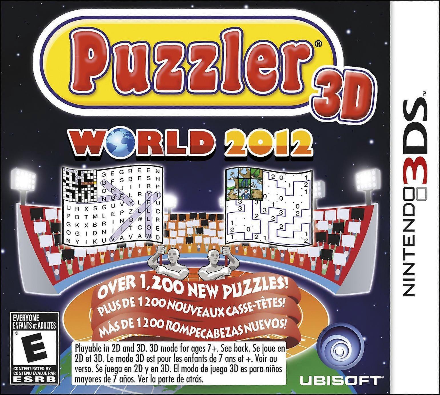 Puzzler World 2012 3d - - PAL - New & Sealed
