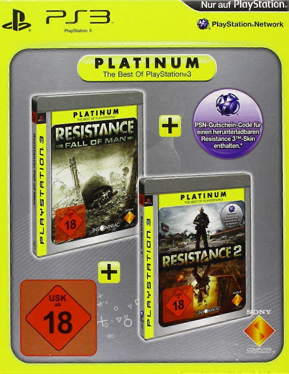 Resistance Platinum Twin Pack (PS3) (USK 18) - New & Sealed