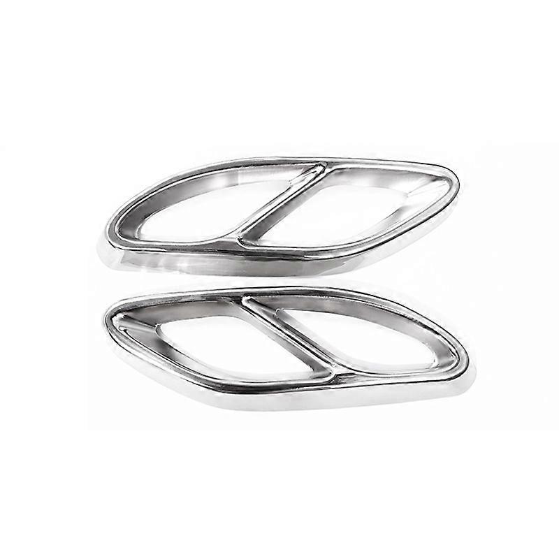 R-AUTO Exhaust Tip Muffler Pipe Cover Tail Pipe Stee For A Class W176 B Class W246 Mercedes Benz W212 W213 W205 X253 C180 C200
