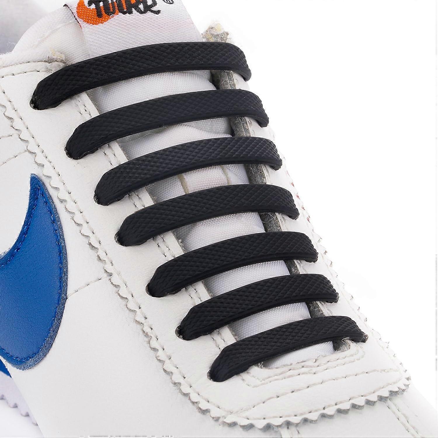 Lacci Scarpe No Tie QQDD compatibili con Adulti e Bambini, Lacci Elastici compatibili con Sneakers, Cravatta in Gomma Silicone