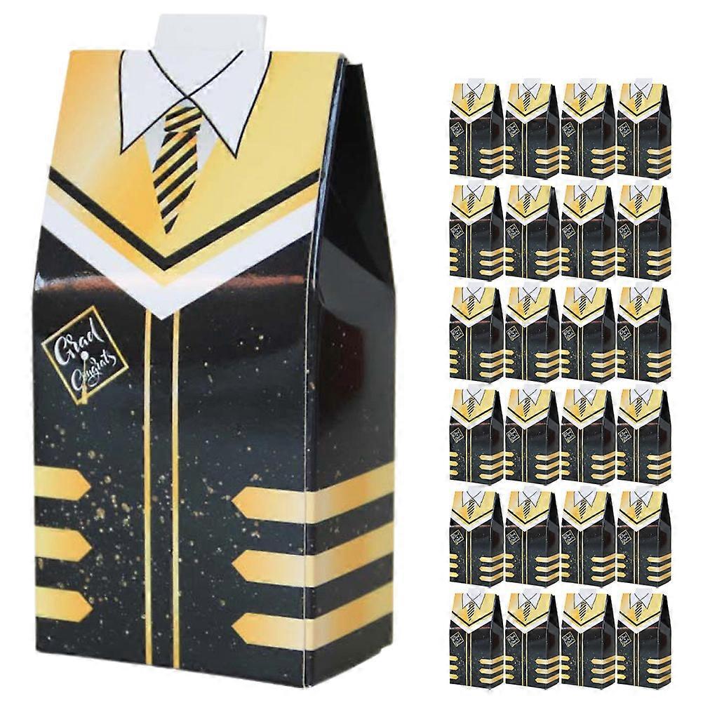 25Pcs Graduation Candy Box Graduation Party Favors Graduation Gift Box Paper Candy Boxes