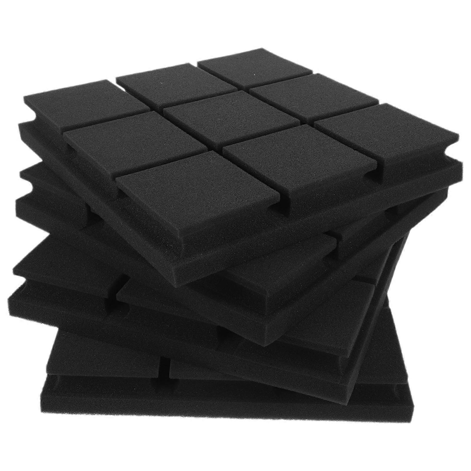 4pcs Sound Proof Panel Soundproofing Panel Square Acoustic Panel Sound Isolation Pad