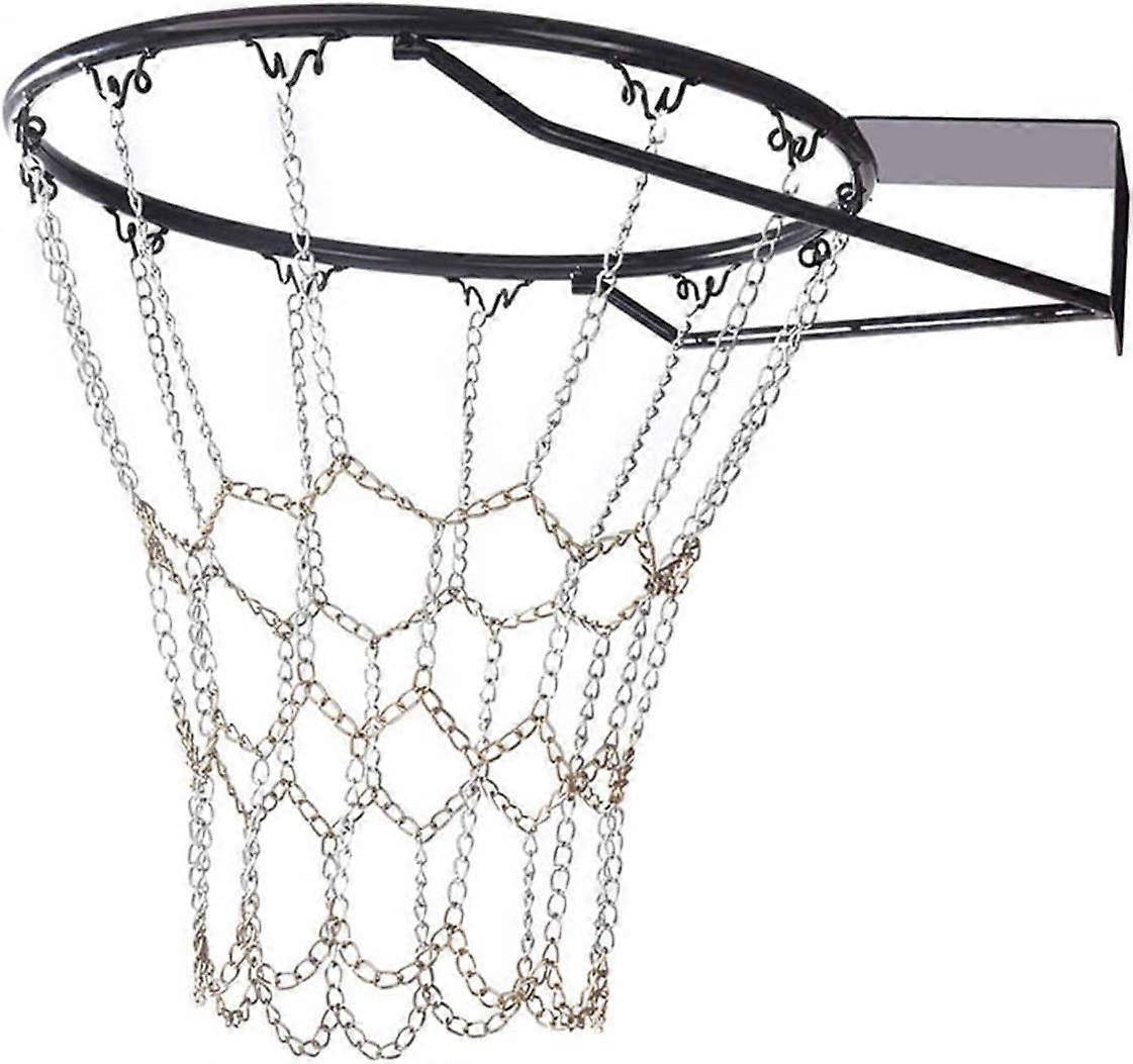 Basketball Net, Metal Basketball Net, Basketball Net erstatning, Standard Holdbar Galvanized Basketball Net For Innendørs Basketball Court, Campus Baske