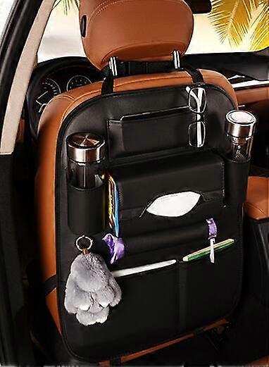 Car seat back storage Organizer bag Universal PU Leather Multifunction storage box Stowing Tidying Pocket Auto Styling