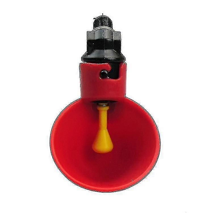 Automatic Quail Drinker Chicken Waterer Bowl With Yellow Nipple Farm Poultry Drinking Water System