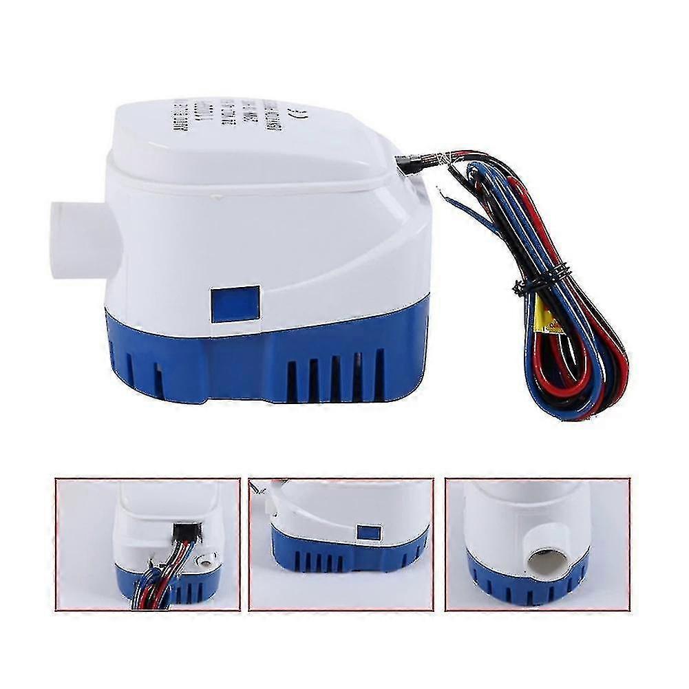 1100gph 750gph Pompe submersible électrique automatique pour pompe de cale de bateau 12v pompe à eau 12v pompe de cale 12v pompe de cale 12 volts pour l’eau 24v