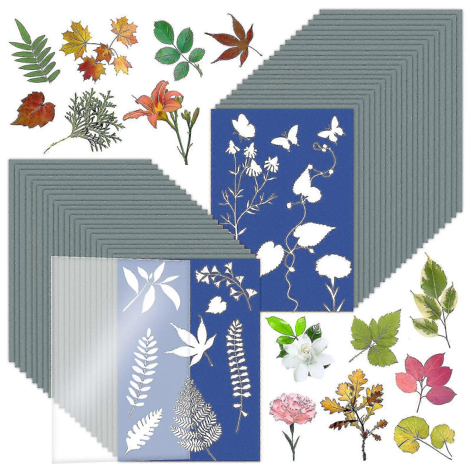 A5 Sun Printing Cyanotype Paper(color:40)